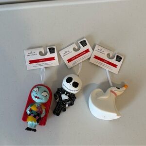 Hallmark Nightmare Before Christmas decoupage ornaments